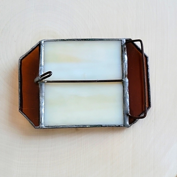 Stained Glass Belt Buckle - Picture 3 of 4